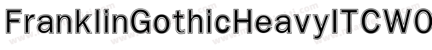 FranklinGothicHeavyITCW08 Regular字体转换